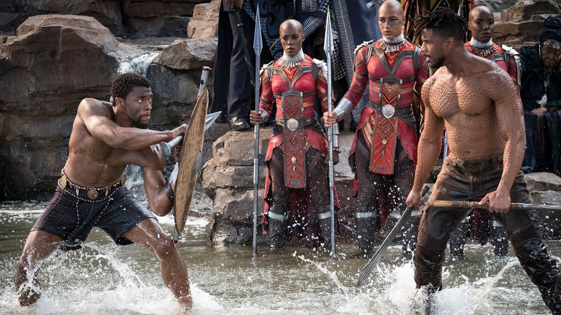 T'Challa & Erik battling for the throne of Wakanda (Image via Marvel)